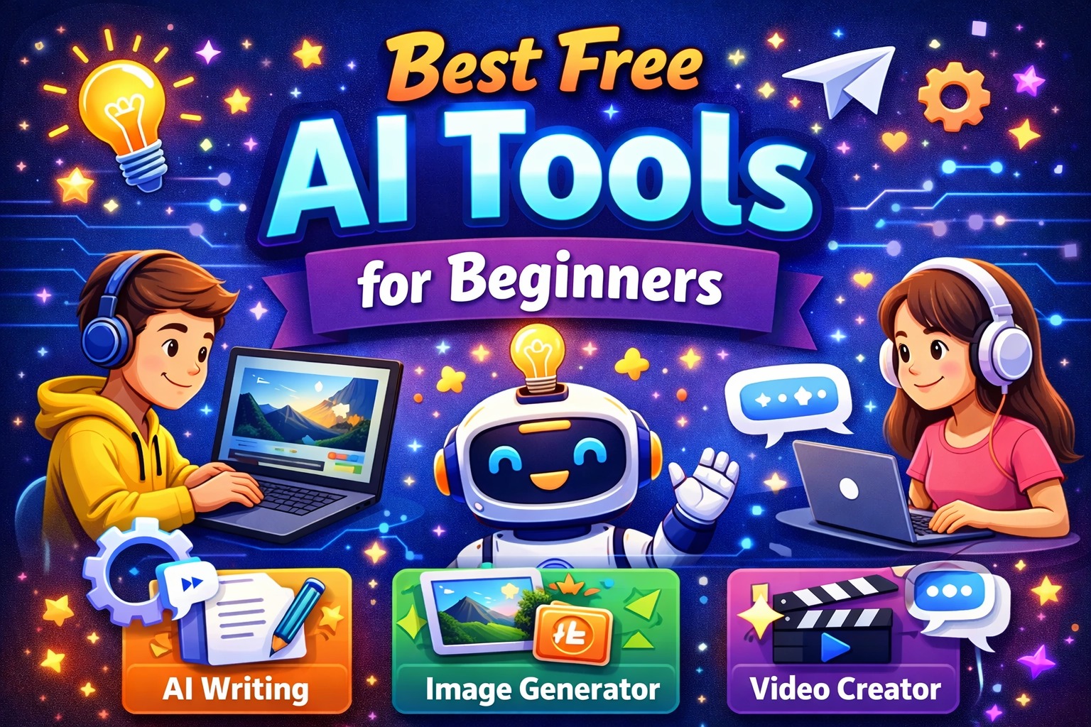 Best Free AI tools for beginners