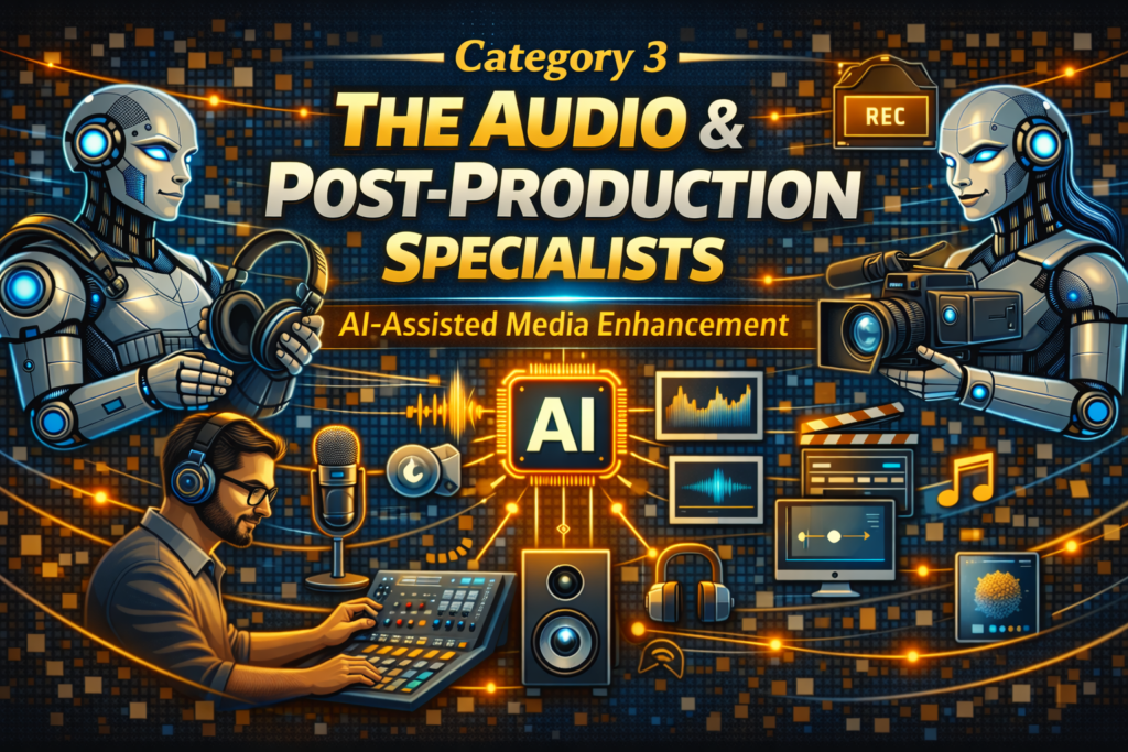 Category 3 The Audio & Post-Production Specialists