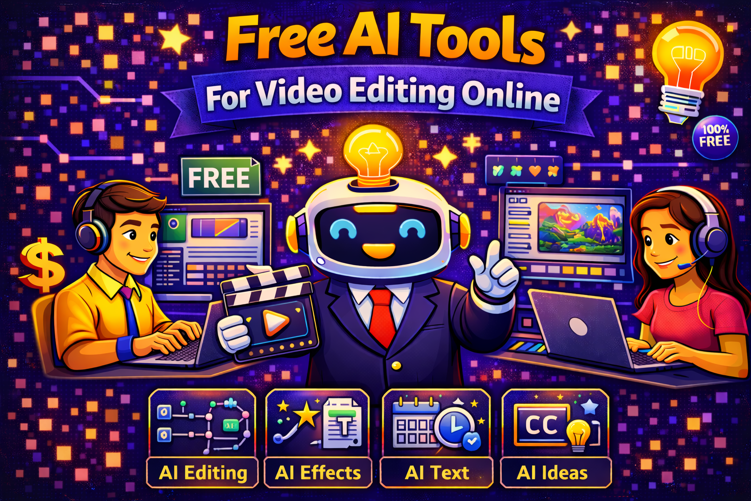 Free AI Tools For Video Editing Online