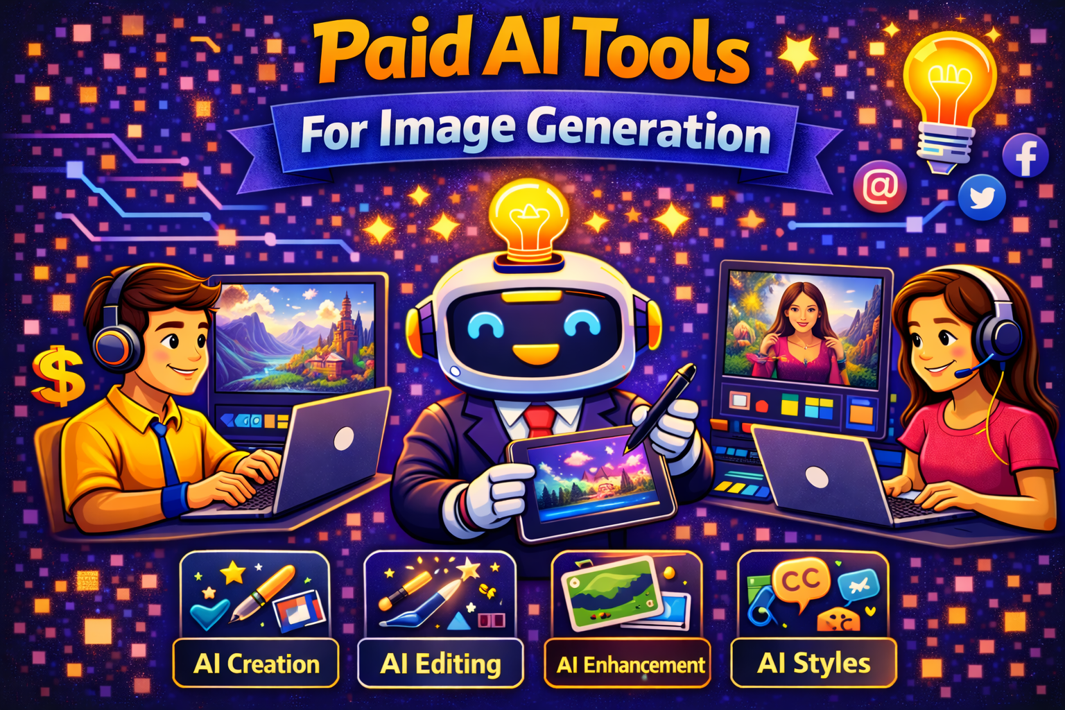 Paid AI Tools For Image Generation