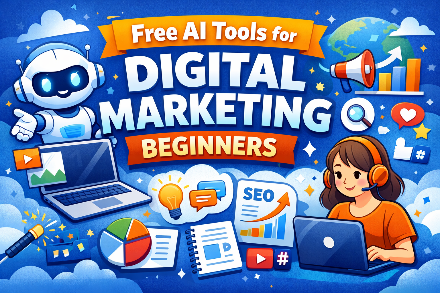 Free AI Tools for Digital Marketing Beginners